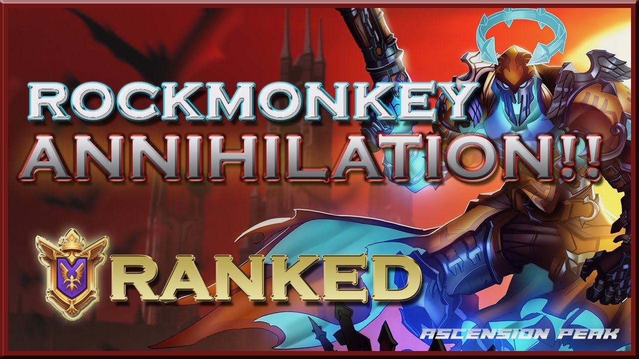 Envy rockmonkey Androxus RANKED Gameplay | Ascension Peak | ANNIHILATION!! (X15)