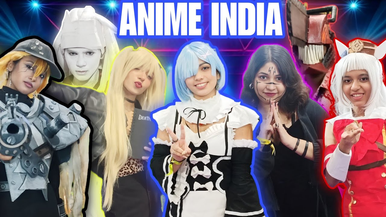 ANIME INDIA 2025 VLOG | BIGGEST COSPLAY EVENT IN INDIA  | FIRST LOOK & COSPLAYER REACTIONS!!