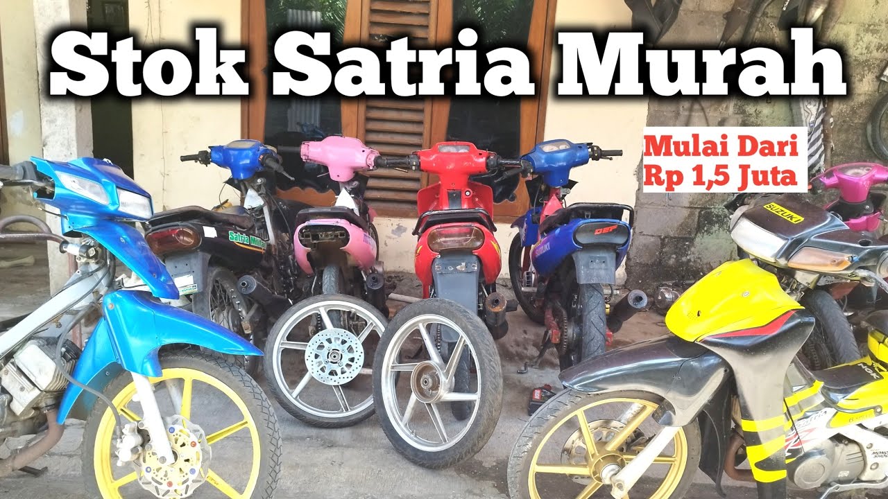 Berburu Suzuki Satria 2 Tak Harga Murah Rp 1,5 Juta