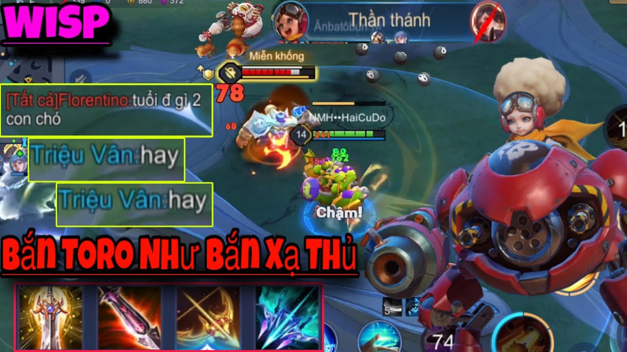 WISP Lên Đồ Này Bắn TORO Như Là Xạ Thủ Ăn Thần Thánh và Khiến Địch Thốt Lên HAY HAY
