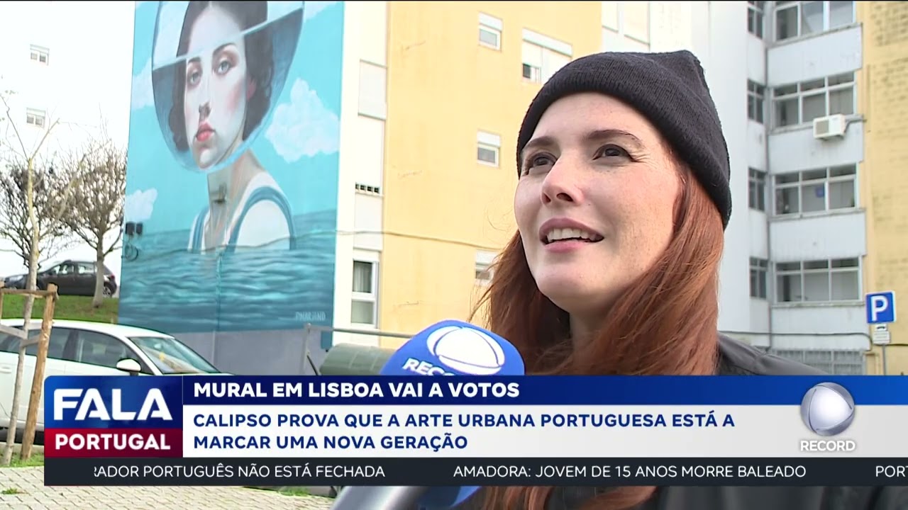 Mural em Campolide é uma das melhores obras de street art do mundo