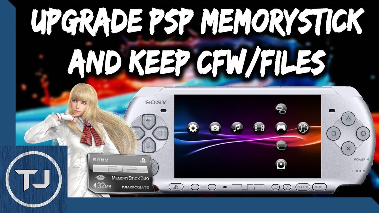Upgrade PSP MemoryStick & Keep CFW/Files!