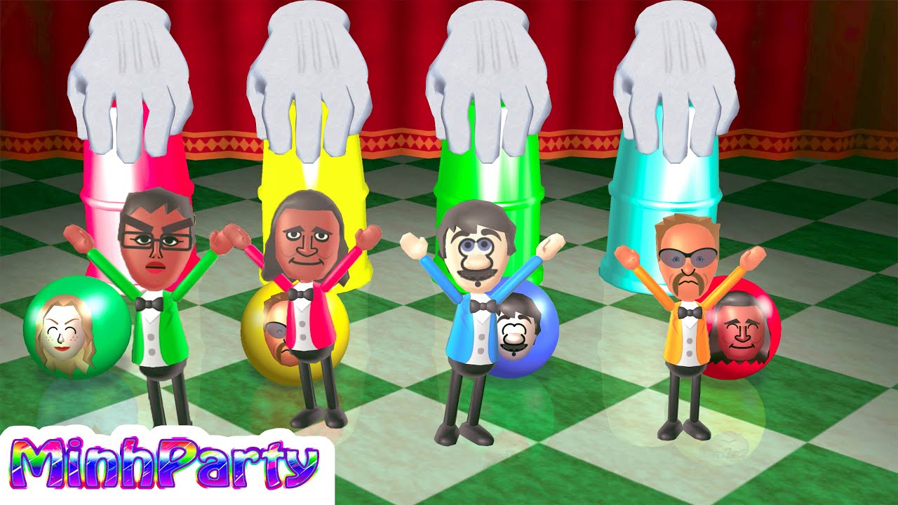 Wii Party Board Game Island Luigi vs Ryan vs Fumiko vs Fritz