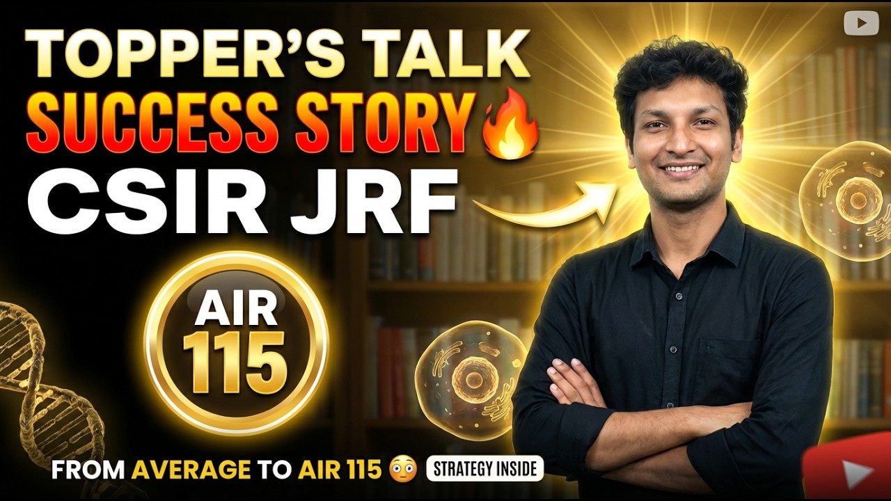 From Preparation to AIR 115 | CSIR NET JRF December Results  2025 |  Success Story