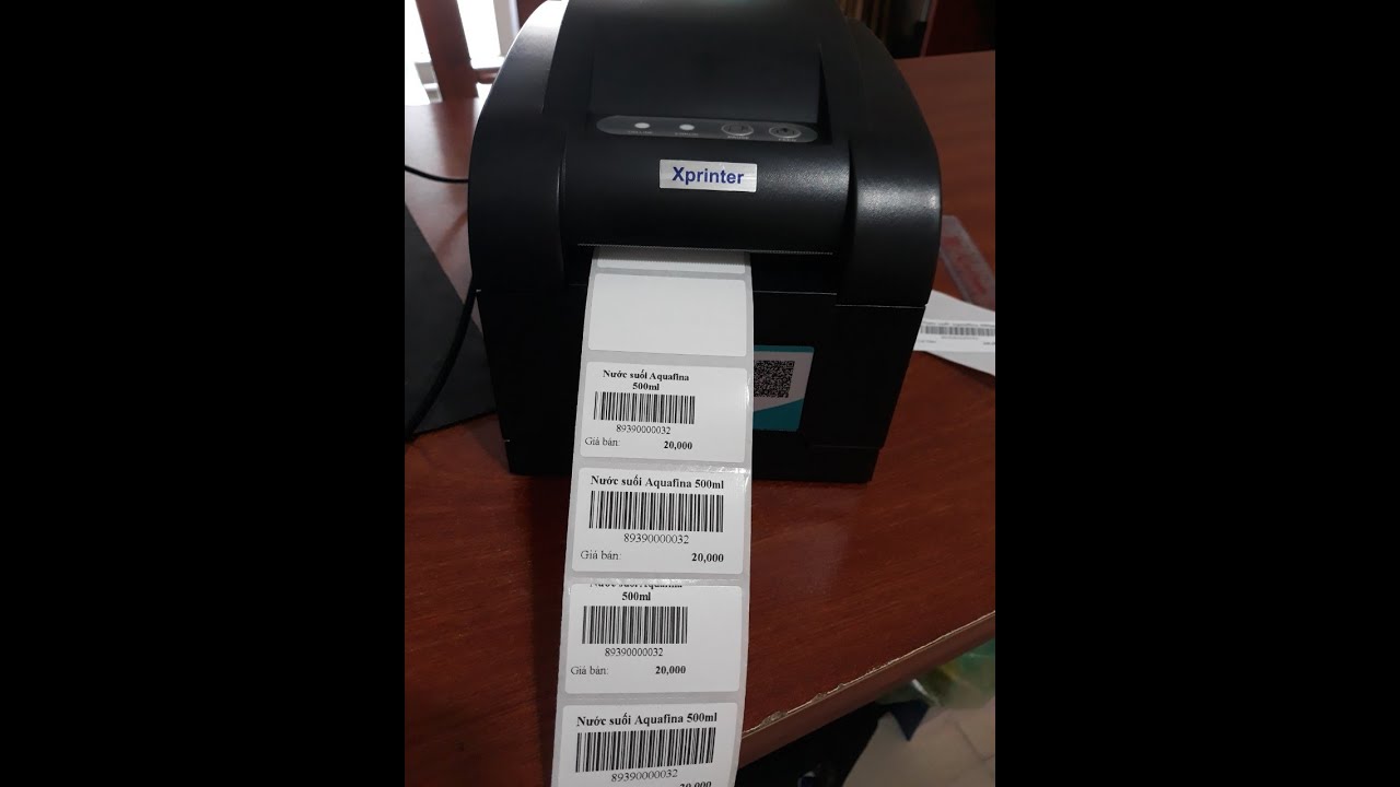 Hướng dẫn Sử Dụng Máy In Mã Vạch XPrinter 350B