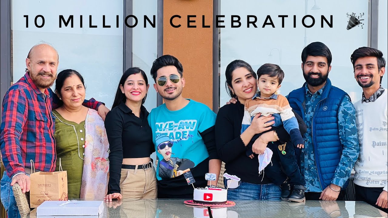 Our 10Million Vlog♥️|| Chetan Monga Vlogs|| Riya bhargav || Koushal Monga || Ketan Mehta