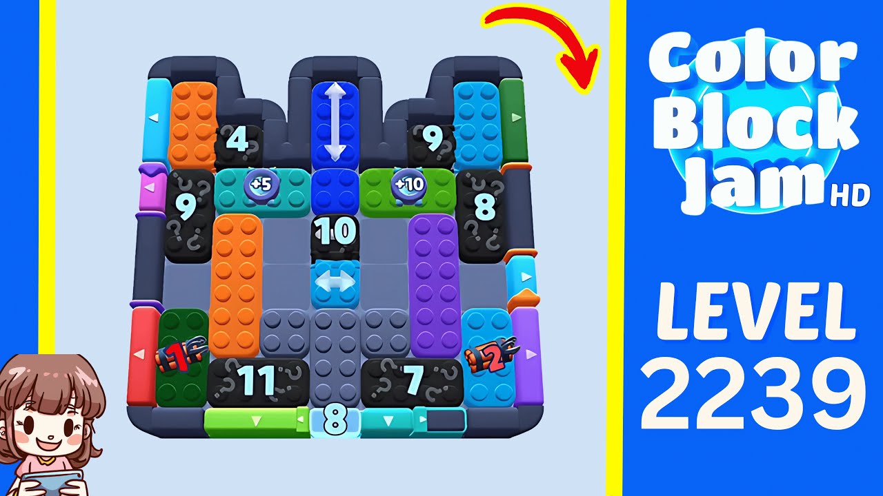 Color Block Jam Level 1332 (2239) Solution Walkthrough