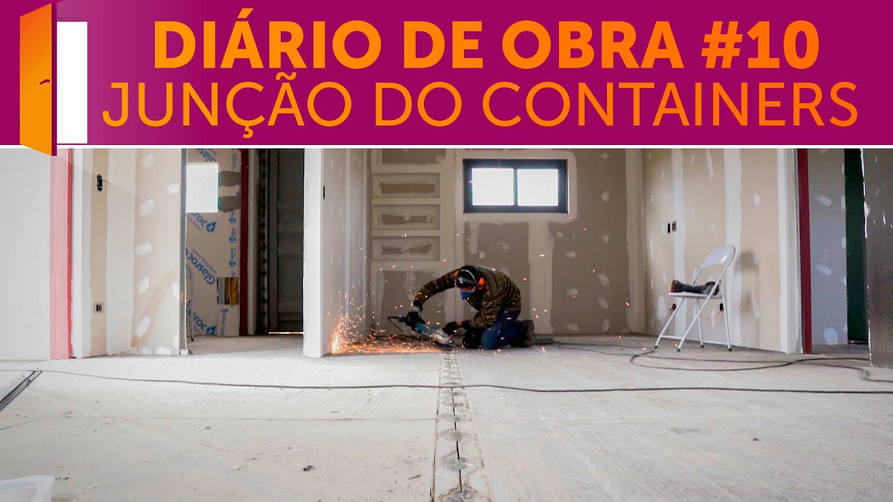 Como unir containers  pra fazer uma casa