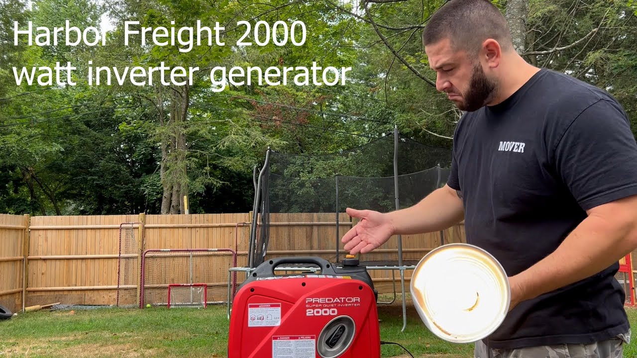 Harbor Freight 2000 watt super quiet inverter generator