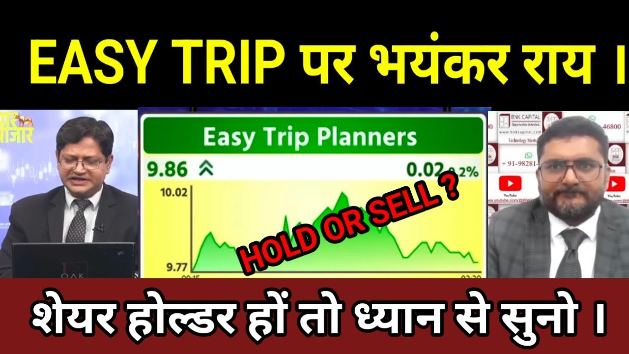 Easy Trip share latest news,hold or sell? Future Analysis,easemytrip share latest news,target 2025