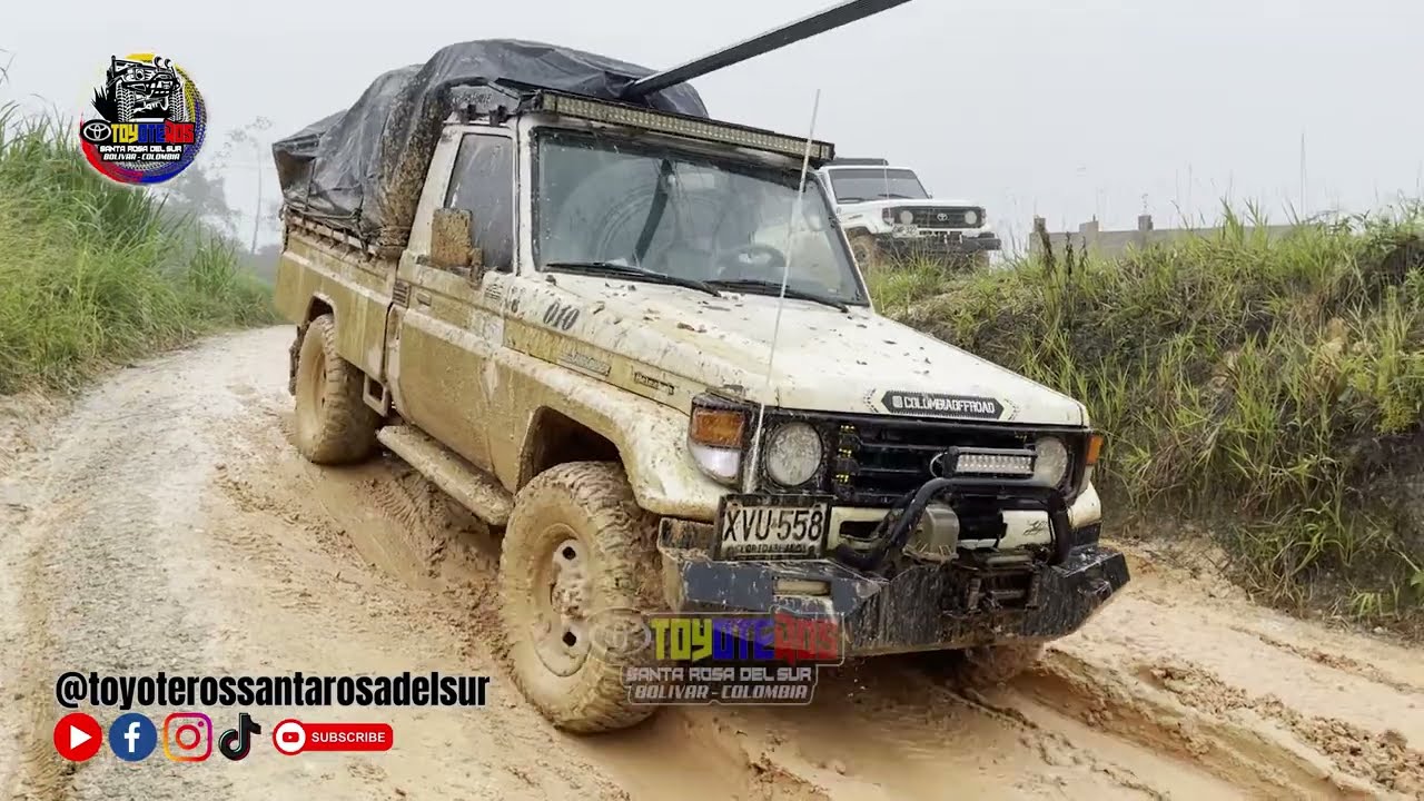 Somos toyoteros. Así trabajamos. #santarosadelsur #toyoteros #offroad  #toyota4x4 #4k #colombia
