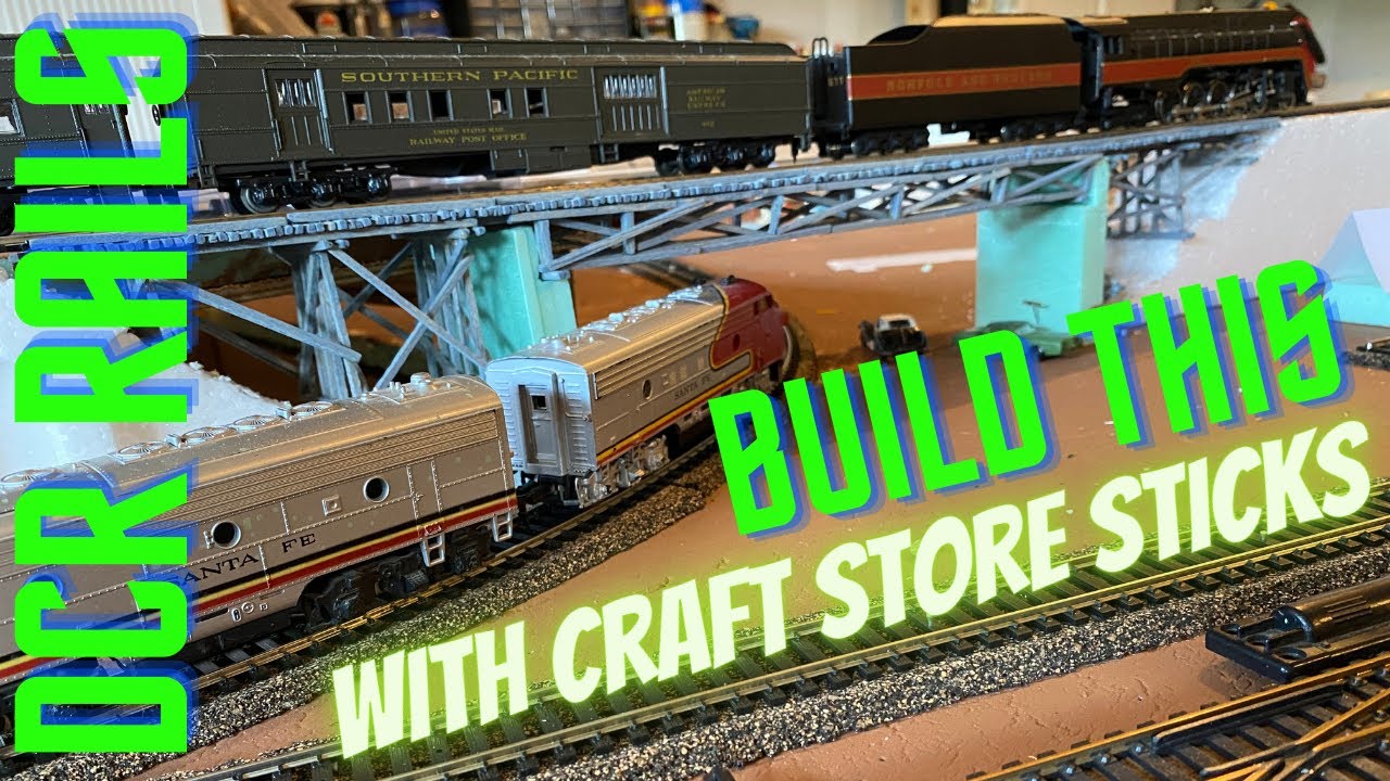 21 How You Can Build a Trestle Bridge Using Craft Sticks