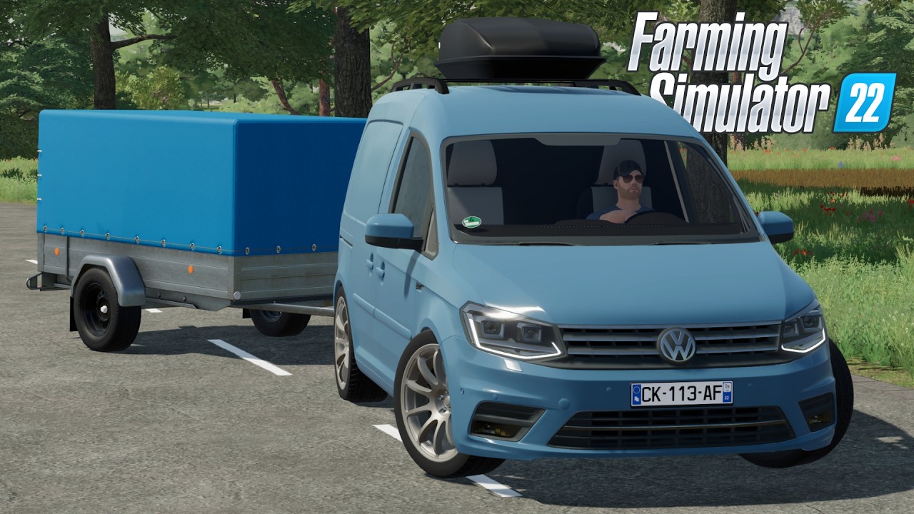 FS22 - 2015 Volkswagen VW Caddy - Car Mod for Farming Simulator 2022 ROLEPLAY Download