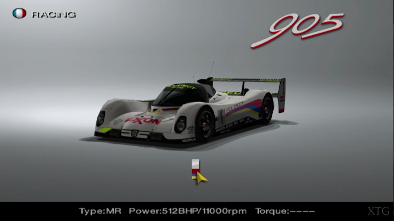 Gran Turismo 4 - Peugeot Car List PS2 Gameplay HD