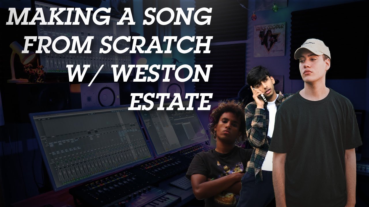 VLOG | Studio Session w Weston Estate and Maasho! | MAKING A SONG FROM SCRATCH