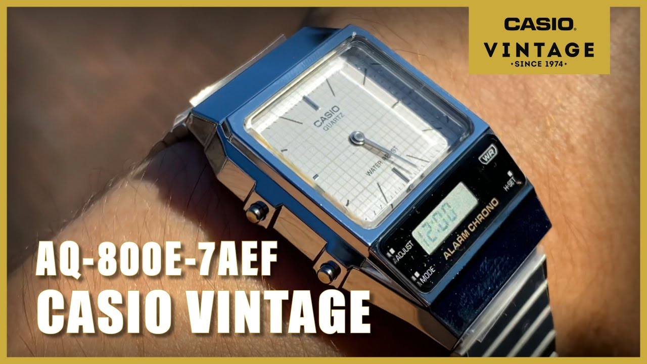 Unboxing The New Casio Vintage AQ-800E-7AEF