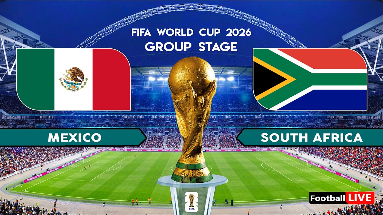 MEXICO vs SOUTH AFRICA - FIFA World Cup 2026 Group Stage | Full Match All Goals | Simulation PES