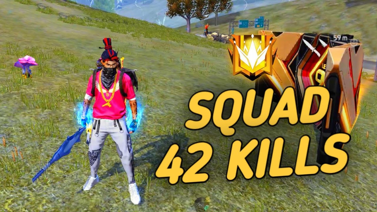 REGION GRANDMASTER SQUAD || 42 SQUAD KILLS 🤯 || EVERYBODY IS A SELF WARRIOR TO KILL ENEMIES 🔥 !!!