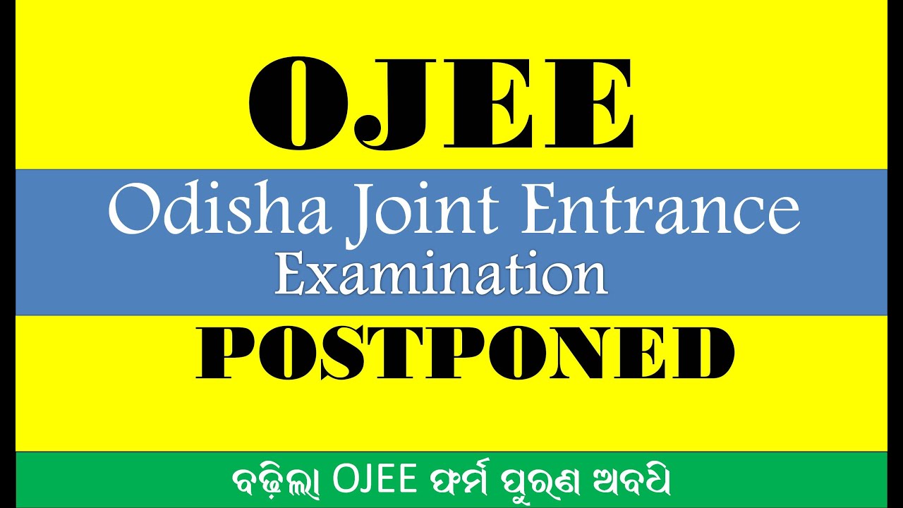 OJEE 2021 II Odisha Joint Entrance Examination Form Fill up Date Extended II Suryodaya News Odia