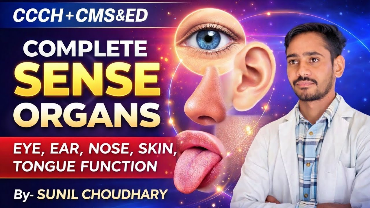 CCCH+CMS&ED#Sense organs#function#taste buds#nursingexam#education 