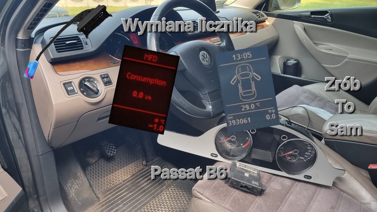 Wymiana licznika Passat B6