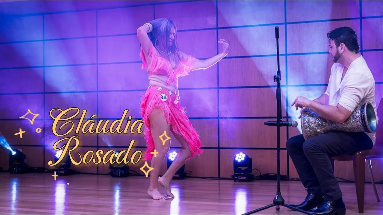 Drum Solo de Dança Oriental com Darbuka ao Vivo | Cláudia Rosado – Zayan 2025