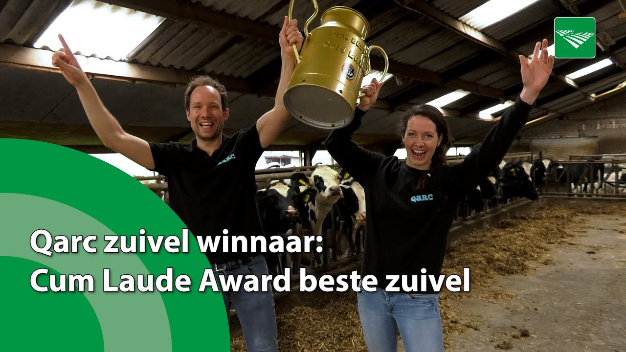 Qarc Zuivel wint Den Besten Cum Laude award beste zuivel