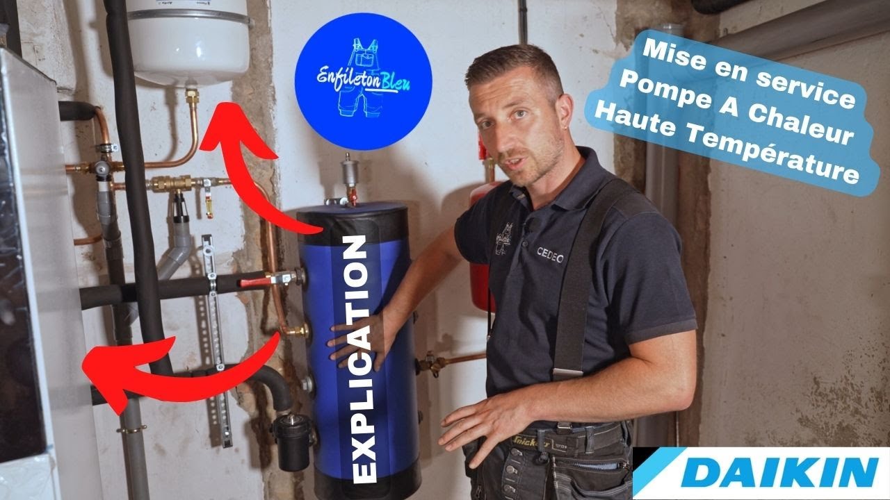 Mise en service de ma première POMPE A CHALEUR Daikin
