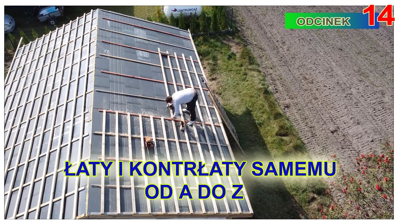 14 ▶ Montaż okien i łacenie dachu pod blachodach&oacute;wkę - JEDNOOSOBOWA budowa - 45m2 za 45tys zł