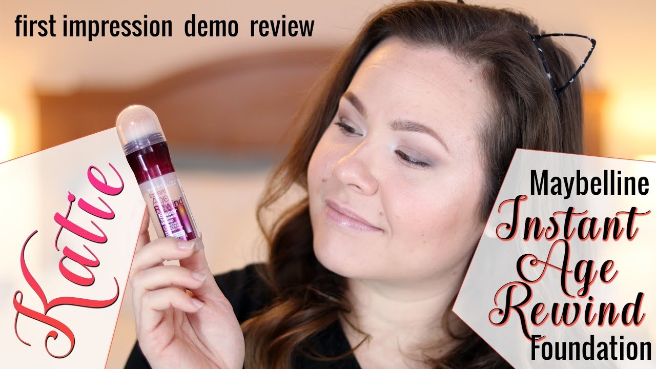Maybelline Instant Age Rewind Eraser Treatment Makeup - Foundation Demo+Review on Fair Skin