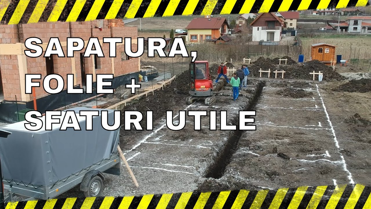 #19 - Detalii obligatorii cand realizezi fundatia. Traversari, sapatura, folie, impamantare