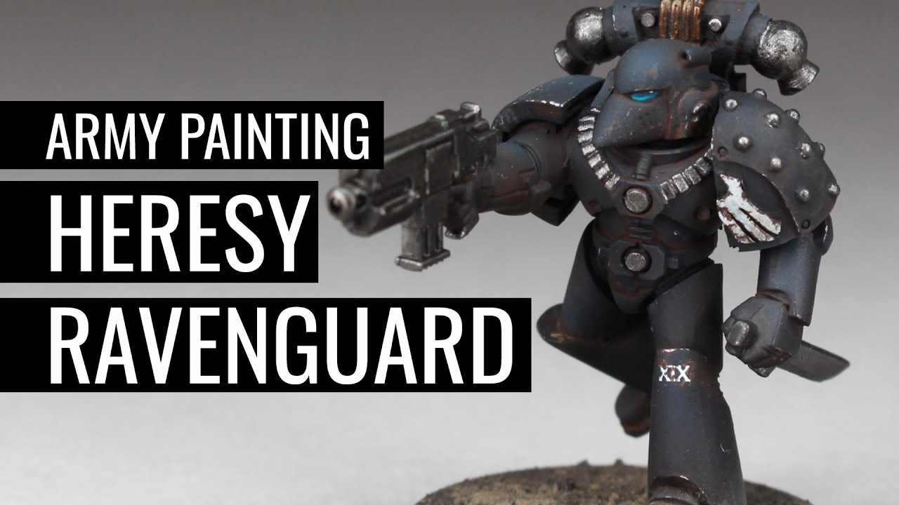 How to Paint RAVENGUARD | WARHAMMER: THE HORUS HERESY | Space Marines |