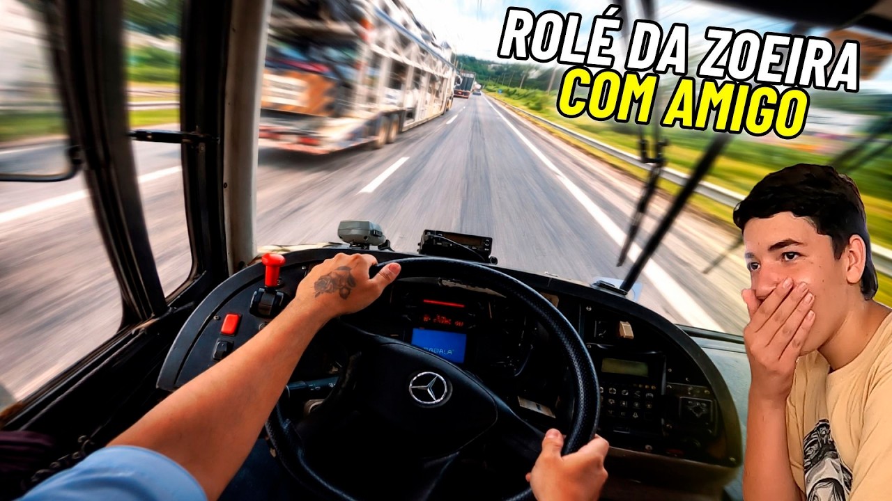 SAÍMOS PRA UMA VIAGEM TRANQUILA…😳 OLHA NO QUE DEU 🚍💨