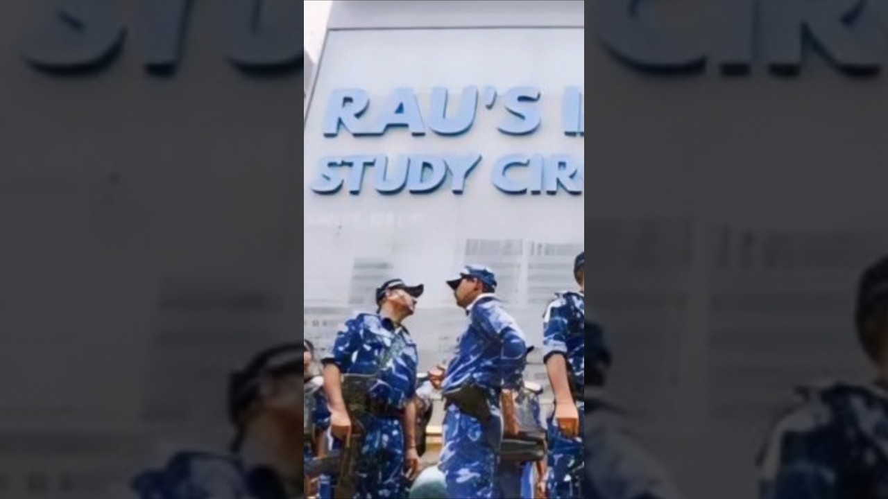 Bach Sakta Tha | Rau's IAS |#coaching #rain #newdelhi #rau #ias #students #basement #Rajinder Nagar