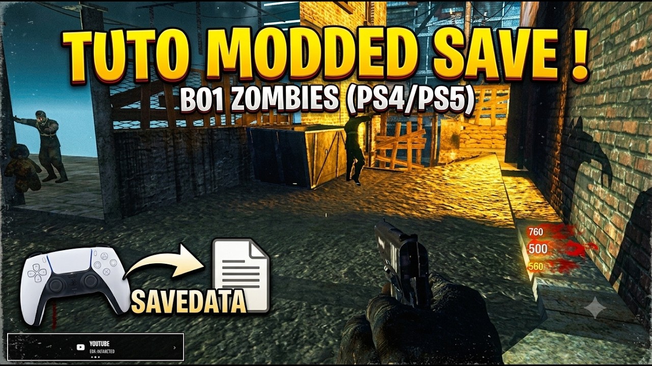 [TUTO] Black Ops 1 - PS4/PS5 Modded Save (Zombies Hack/Modded Prestige/FOV Changer)