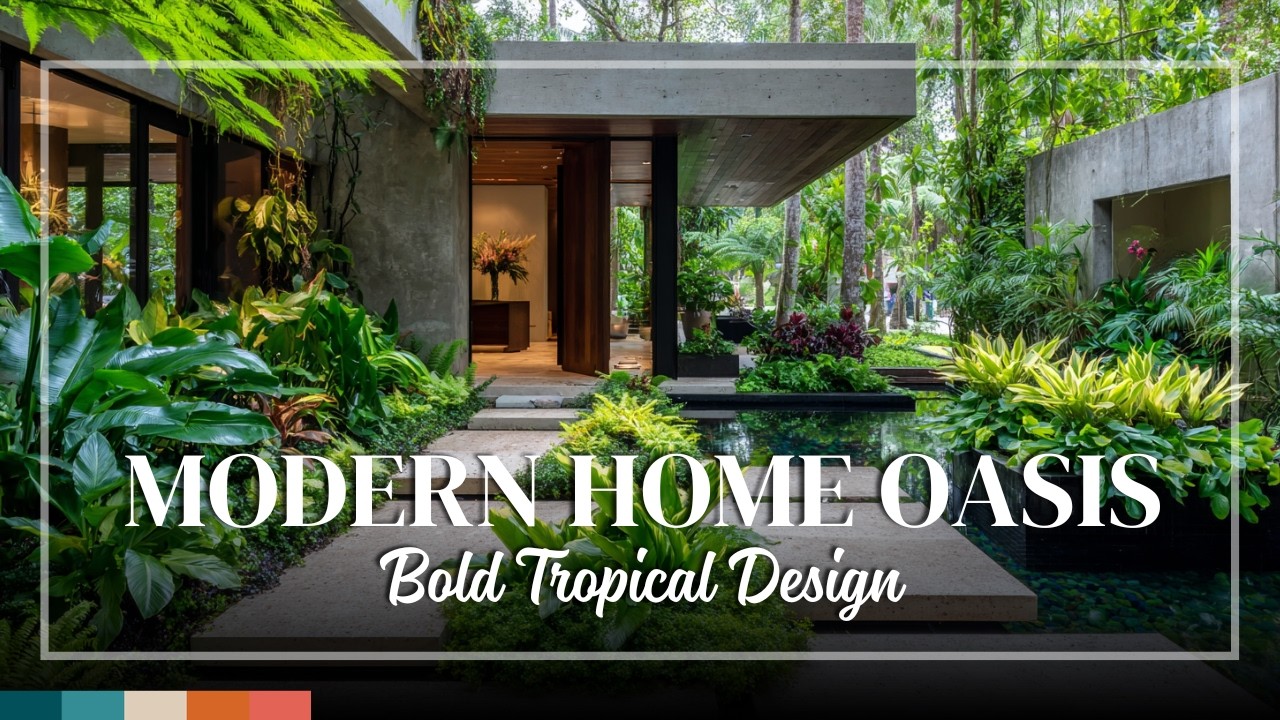 Modern Tropical Brutalist Homes – Concrete Design Softened by Natural Opulence