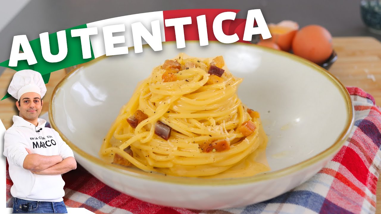 Cómo hacer Pasta Carbonara 🧀 Receta tradicional italiana SIN nata