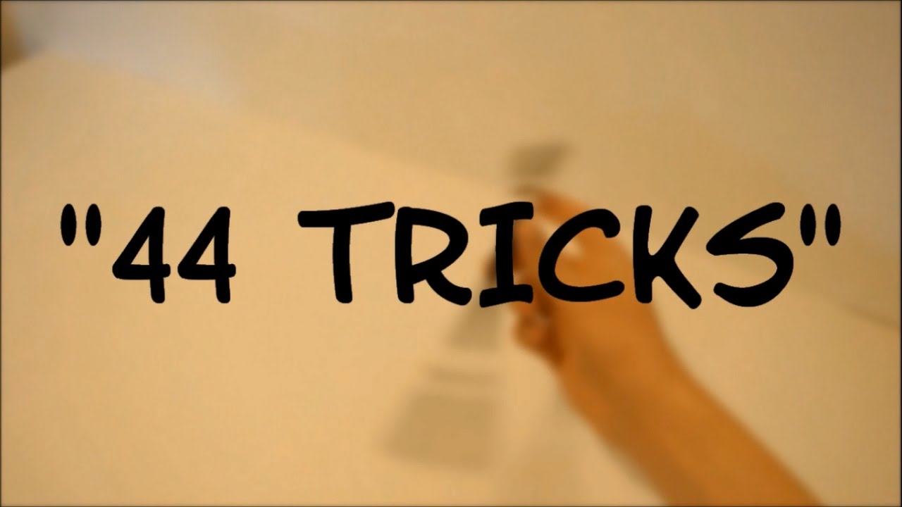 44 TRICKS - 1 YEAR OF PEN SPINNING