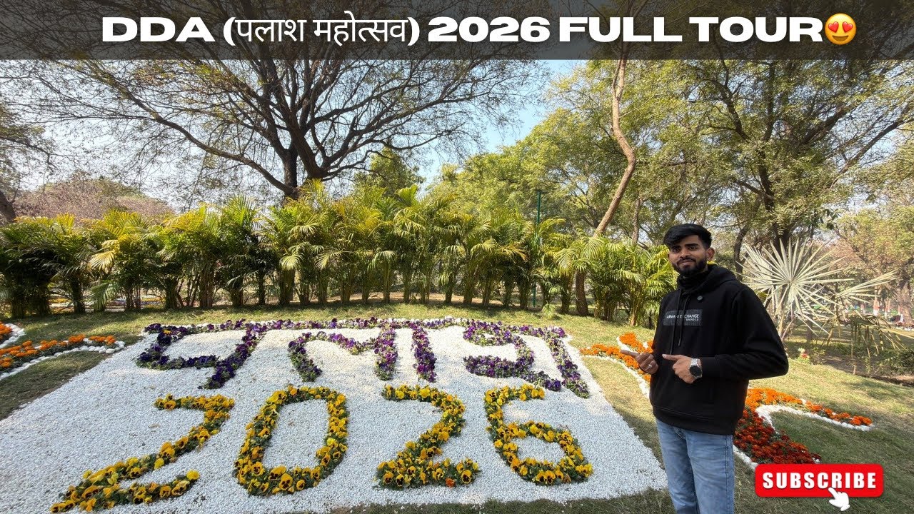 DDA (पलाश महोत्सव) 2026 Full Tour | Narela Smritivan Park ka Complete Review | ₹25 Ticket Worth It?
