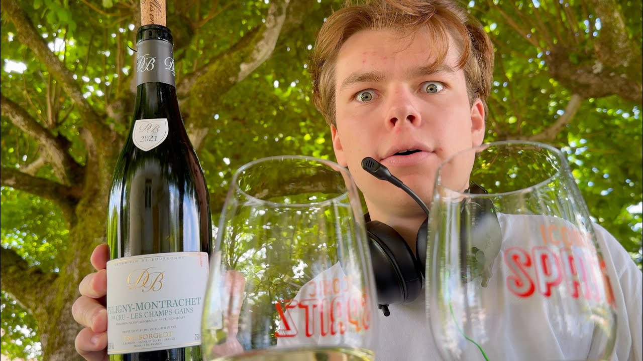 Dégustation de Puligny-Montrachet (2021, Chardonnay, Bourgogne) et comparaison avec cubi de Super U