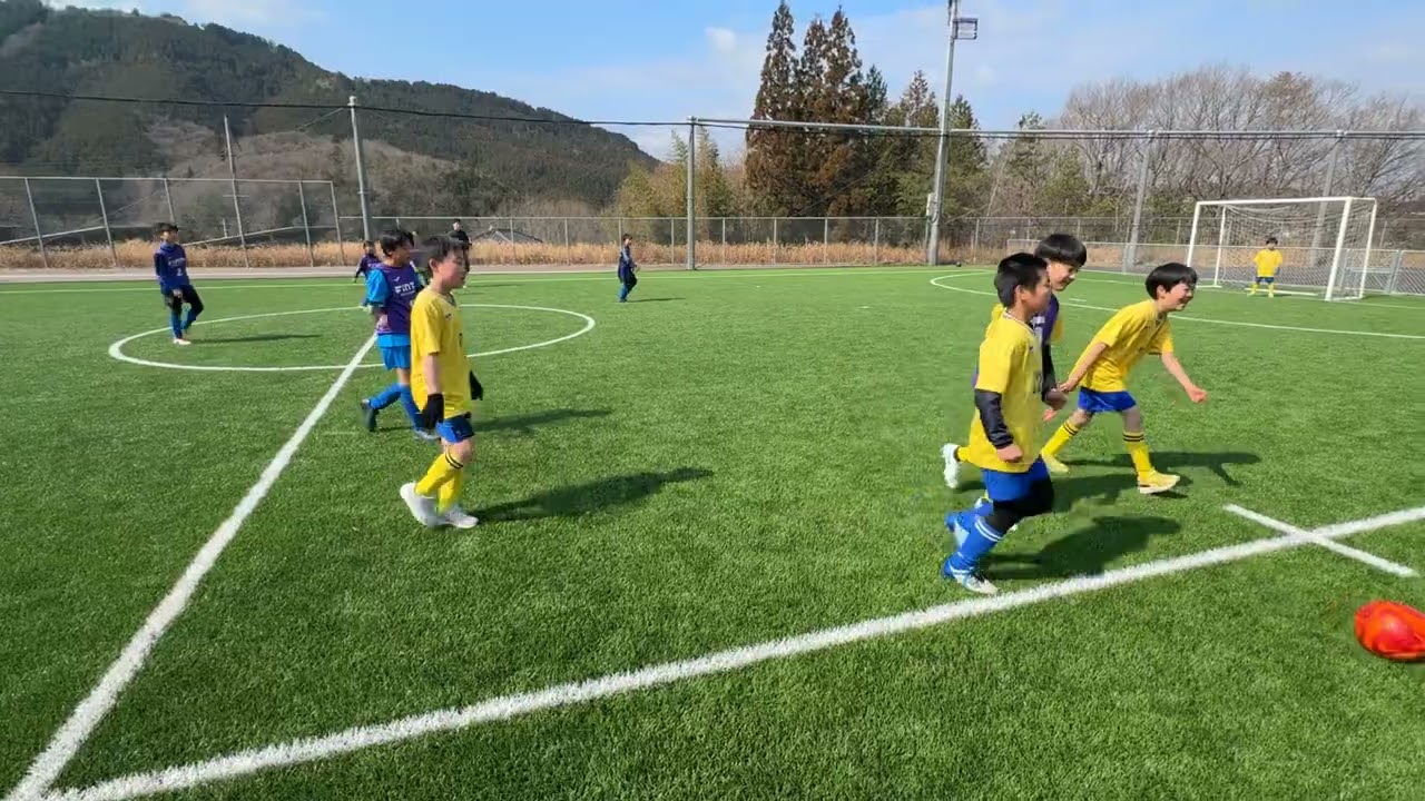 U9vs 混合　前半戦　油木SCトレマ 油木スポーツ広場2026.3.15