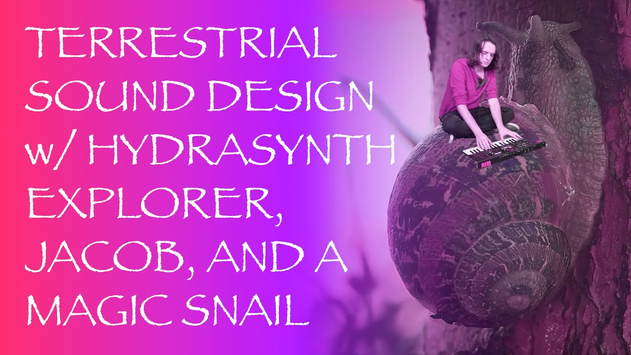 Exploring Sound, and the Planet, with the ASM Hydrasynth Explorer (Relaxing, Ambient, No Talking)