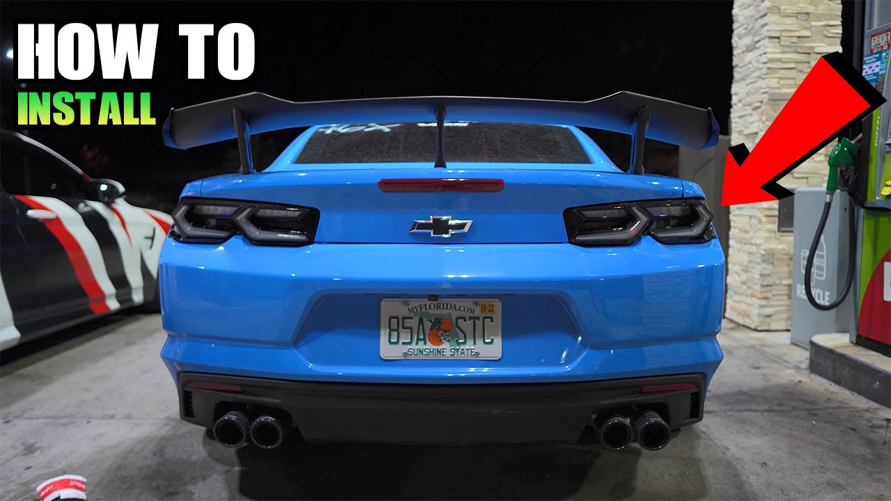 I INSTALLED C8 CORVETTE TAIL-LIGHTS ON MY 2022 CAMARO?! (HOW TO INSTALL UMBRA TAILS ON 19+ CAMARO)