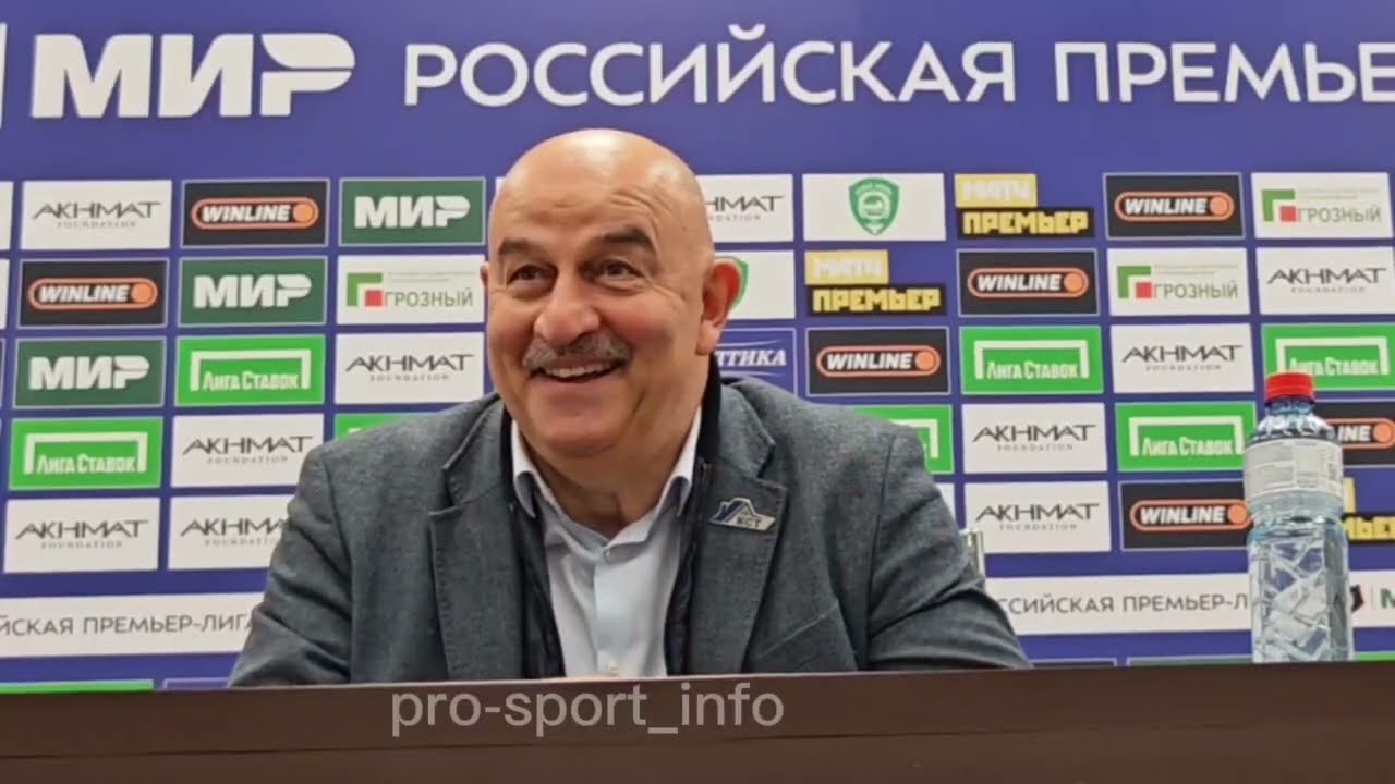 Ахмат - Спартак. ЧЕРЧЕСОВ про штаб Спартака: «Каждый свисток - орут как резаные». Пресс-конференция