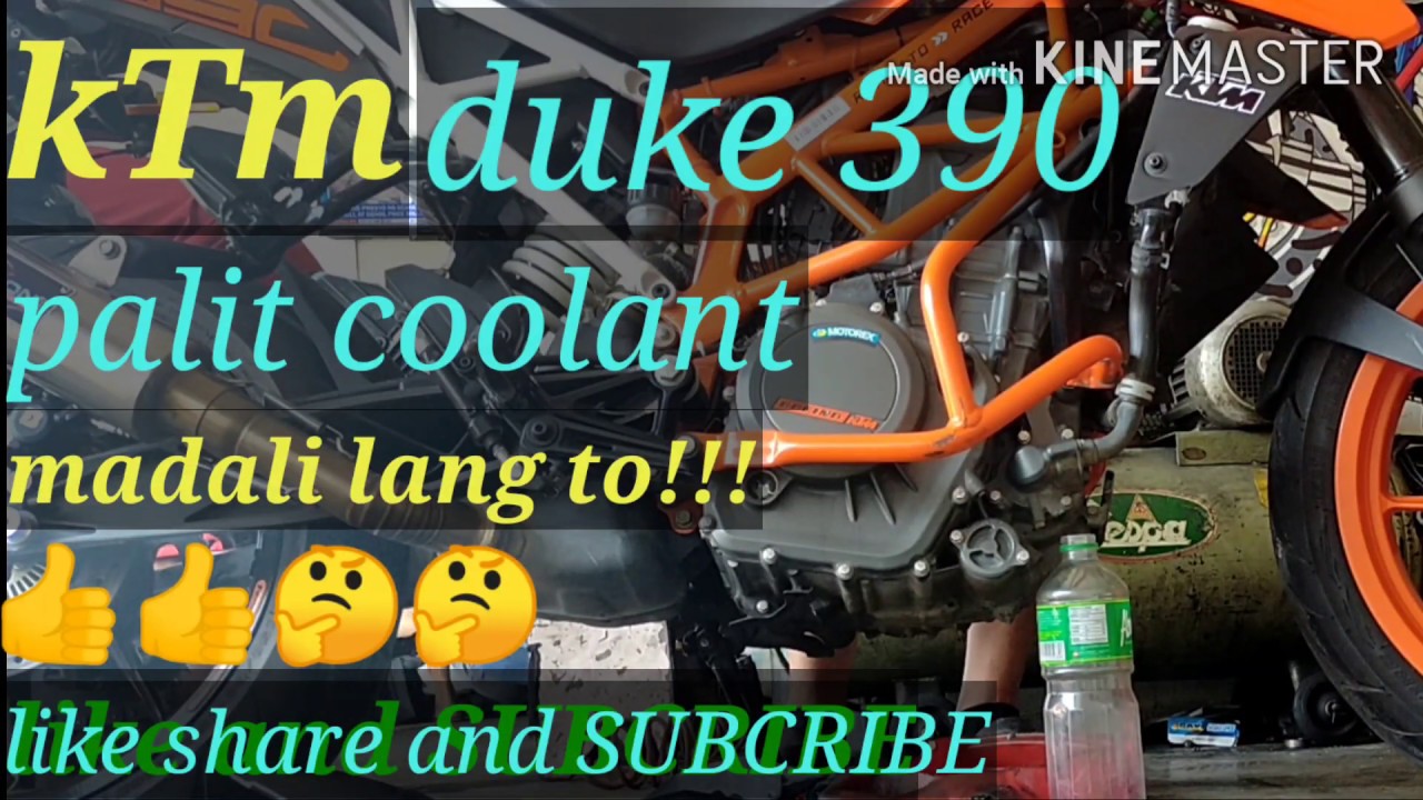 Ktm Duke 390 change coolant
