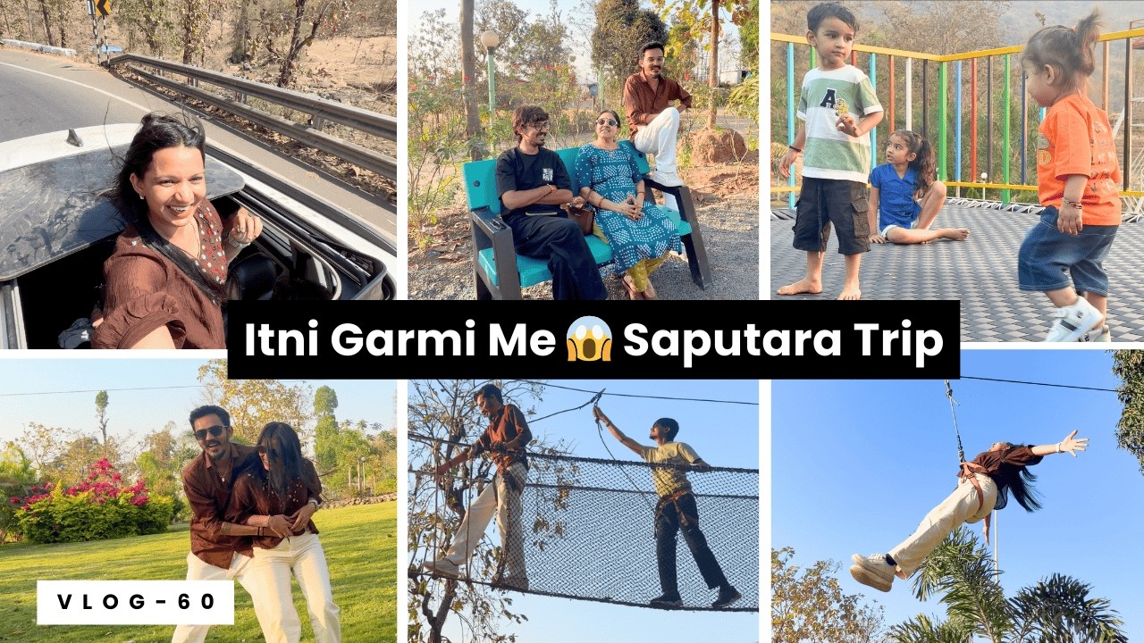 Itni Garmi Me Saputara Gaye 😱 Kaisa Raha Hamara Family Trip | Vanvaso Resort | Vlog - 60