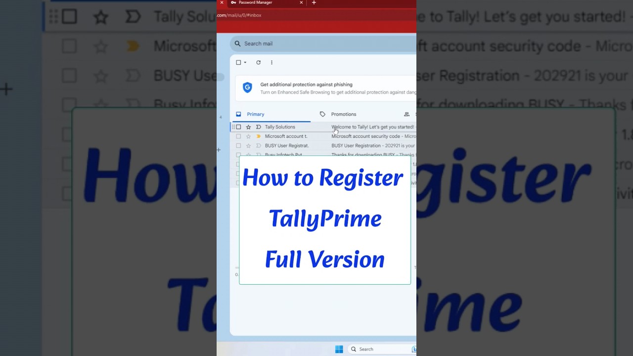 TallyPrime Registration for full version #gseasytech #tallyprime #tally Tally purchase process