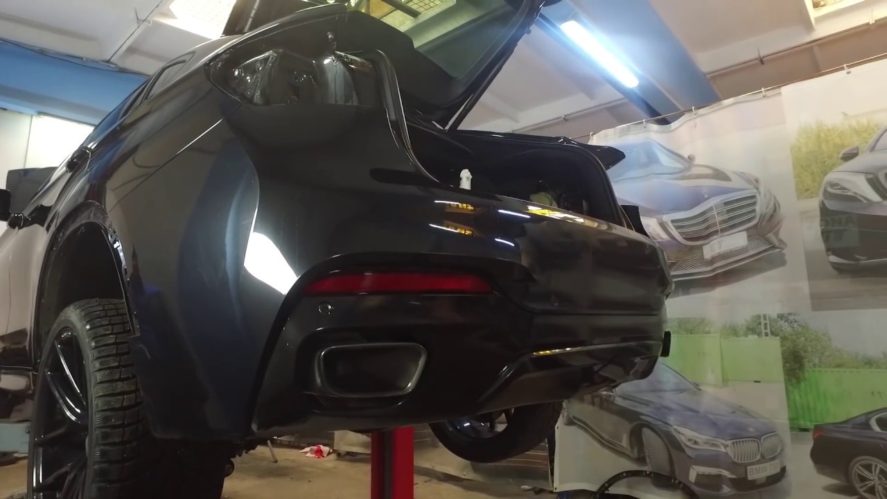 How to install Complete Body Kit BMW X6 (F16) (2015-up) X6M Design M-Package By KiTT