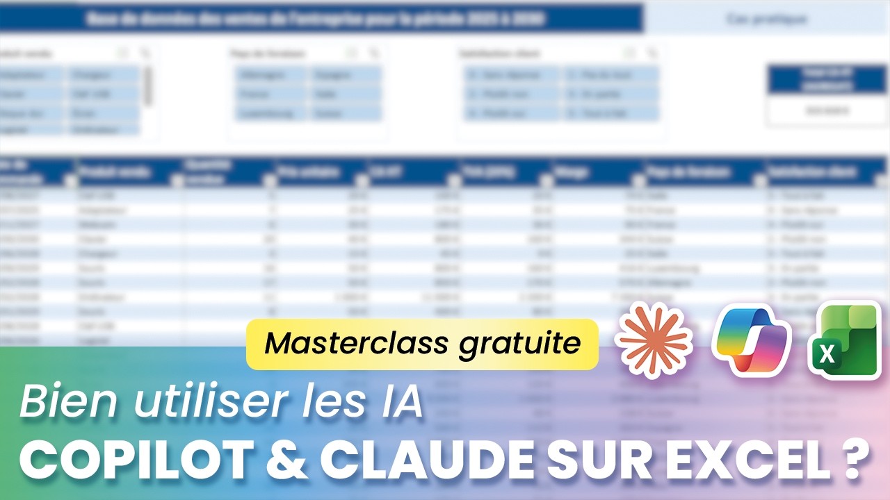 Webinaire - Superviser l'IA dans Excel pour gagner en productivité (Claude & Copilot)