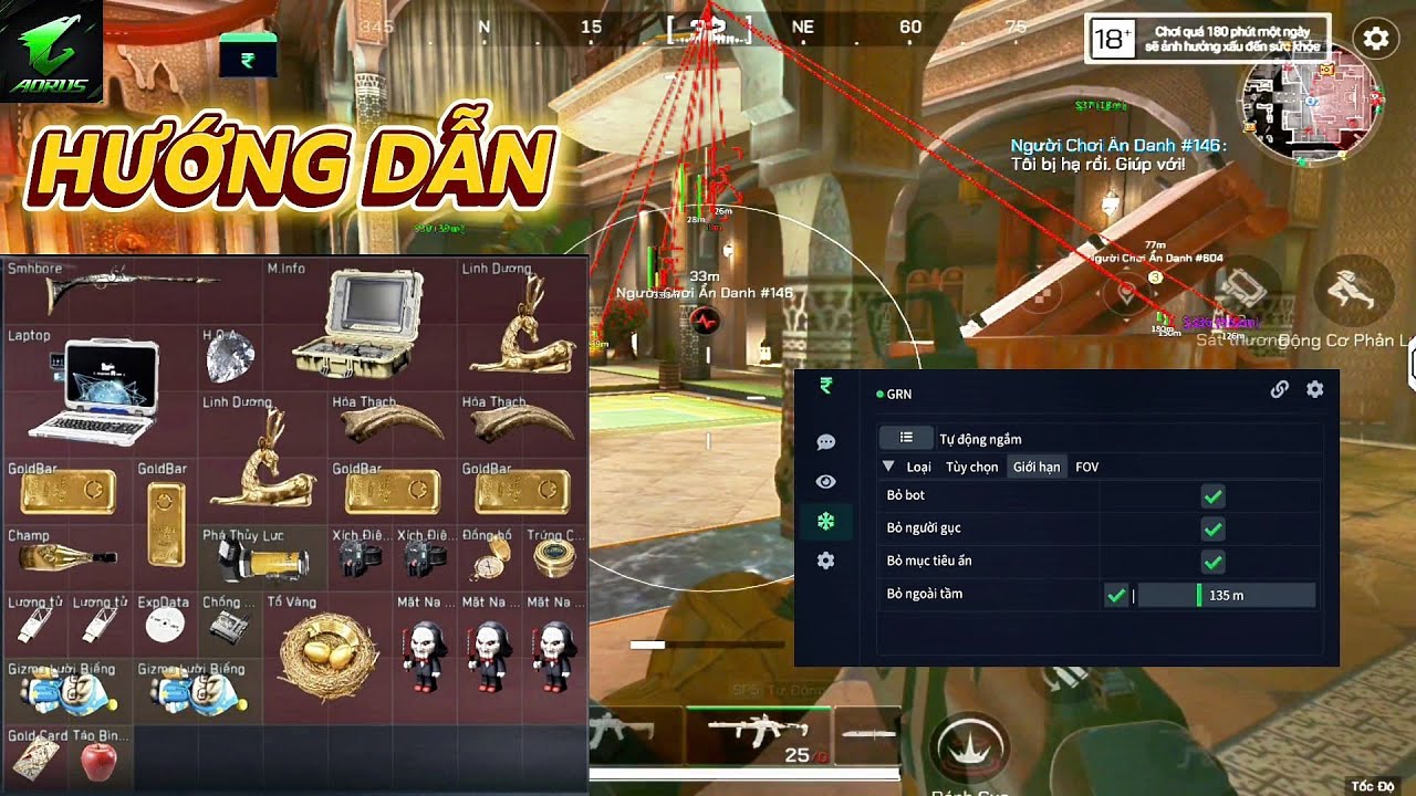 HACK DELTA FORCE ANDROID IOS PC MÙA MỚI | HƯỚNG DẪN NHẶT ĐỒ ĐỎ , BẮN AIMBOT , CHỐNG BAN VIP UPDATE